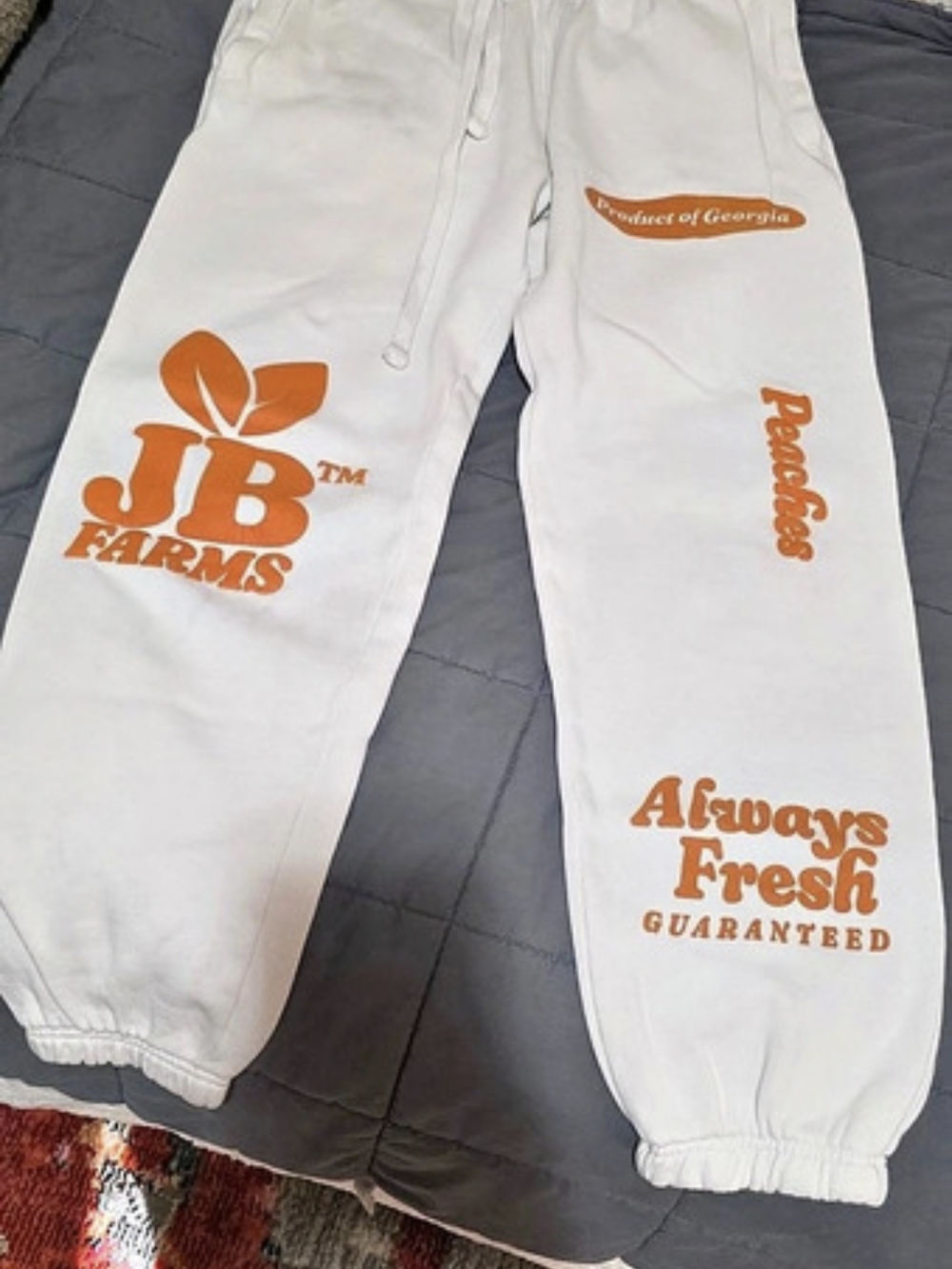 Justin Bieber White Joggers